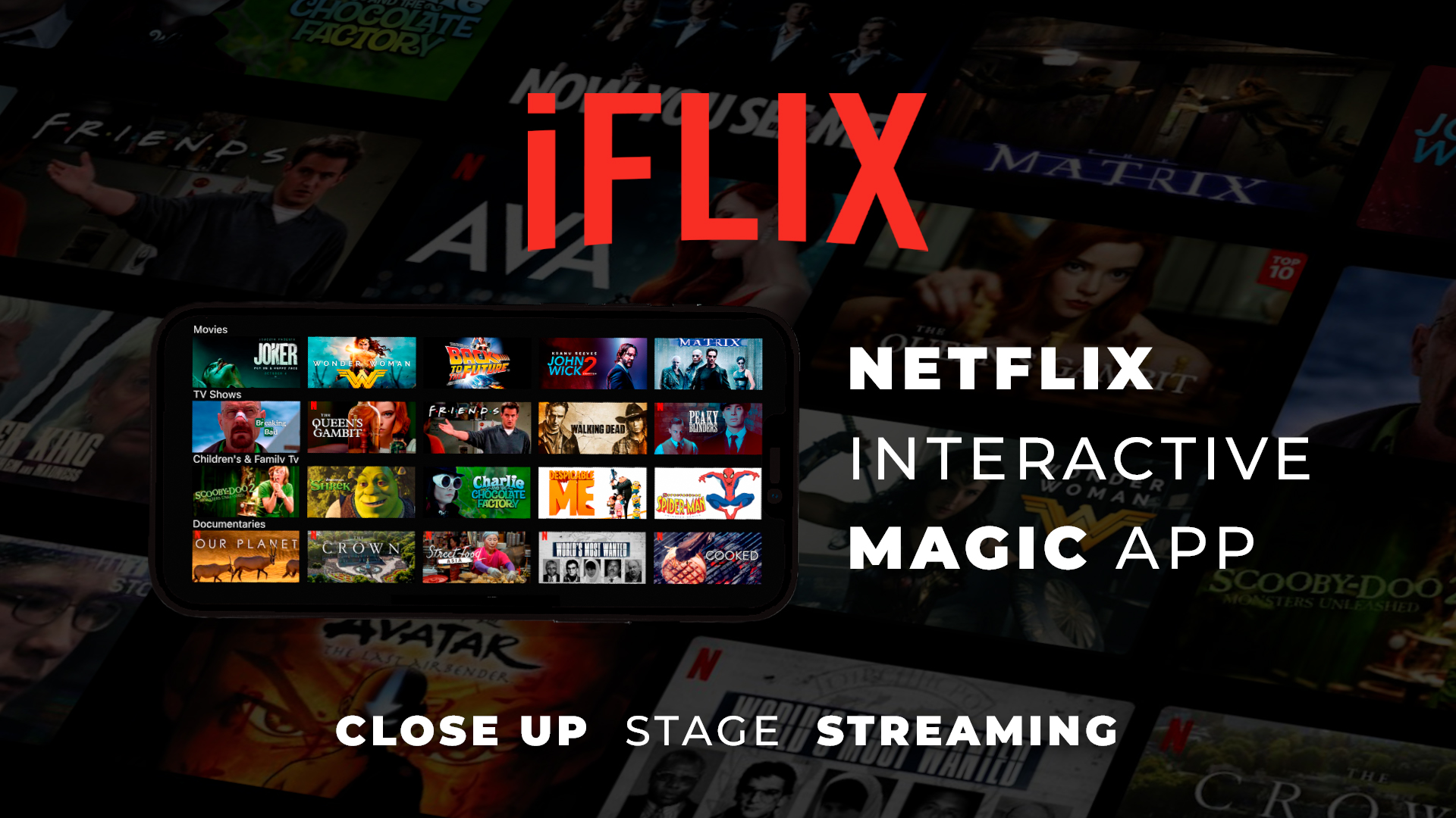 iFLIX - INTERACTIVE MAGIC APP by Javier Franco